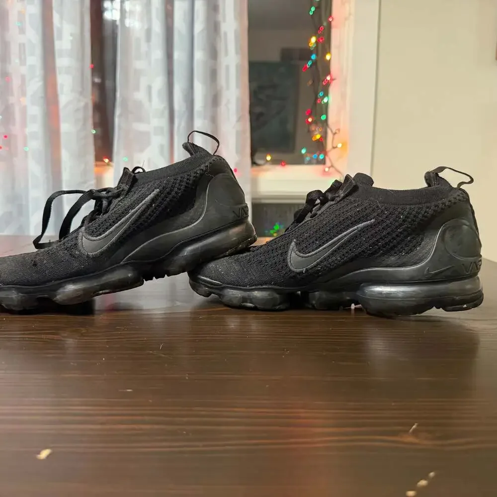 Nike Air VaporMax 2021 Flyknit Black‎ Anthracite Running Shoes